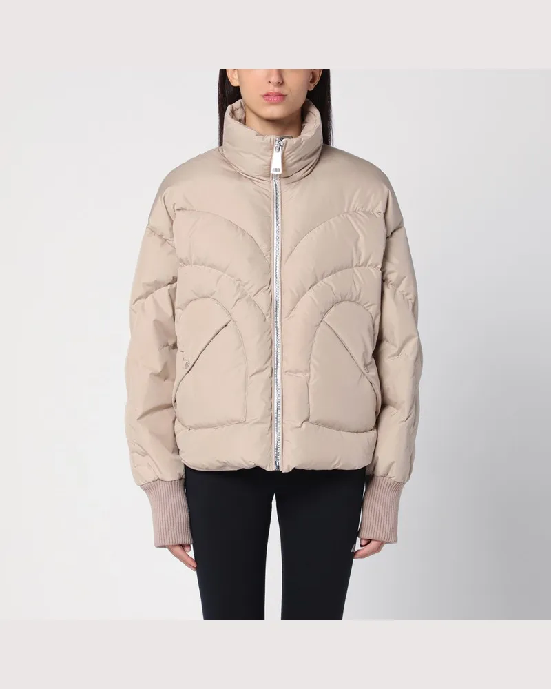 KHRISJOY Gefütterte beigefarbene Jacke Corazon Beige