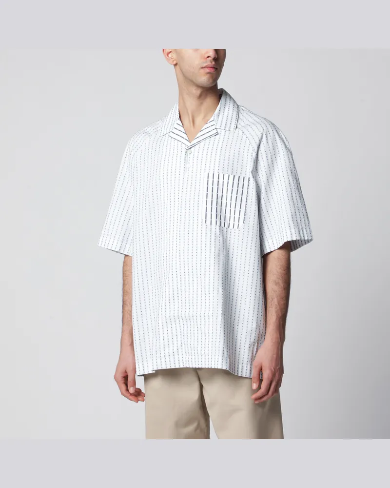 Jacquemus Romarin Kurzarmhemd aus Baumwolle Light