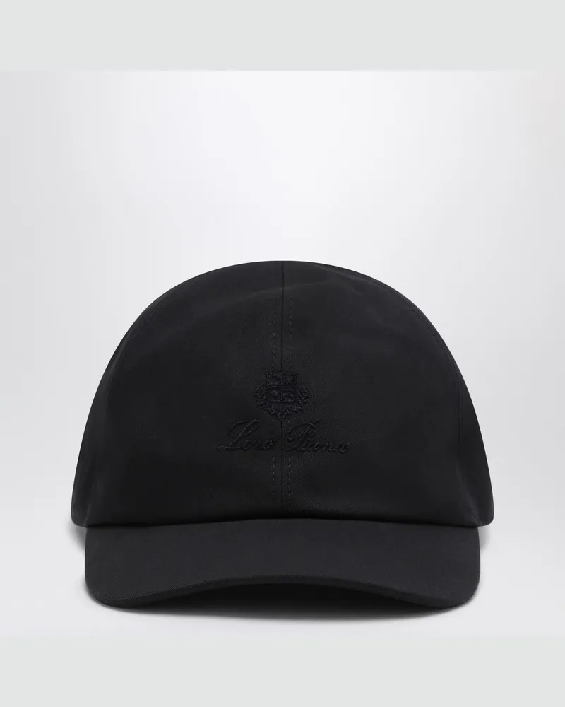Loro Piana Marineblaue Baseballmütze 