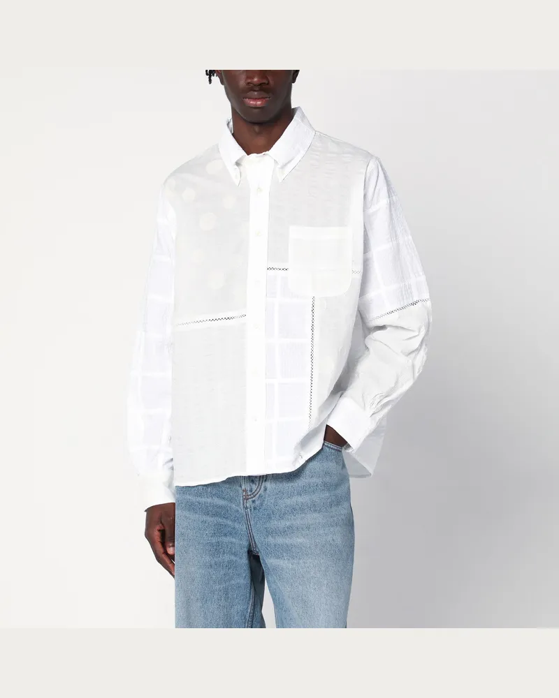 Brain Dead Weißes Hemd Brooks Brothers X 