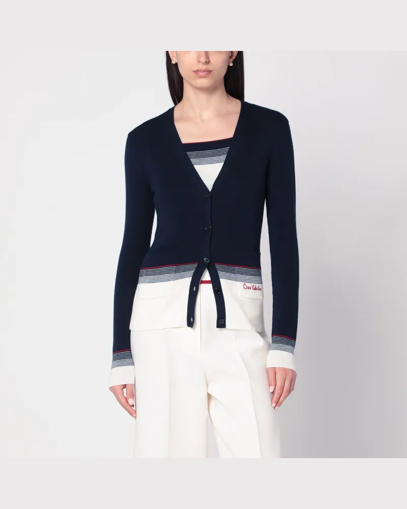 Valentino Garavani Cardigan mit Chez  Stickerei aus Wolle 