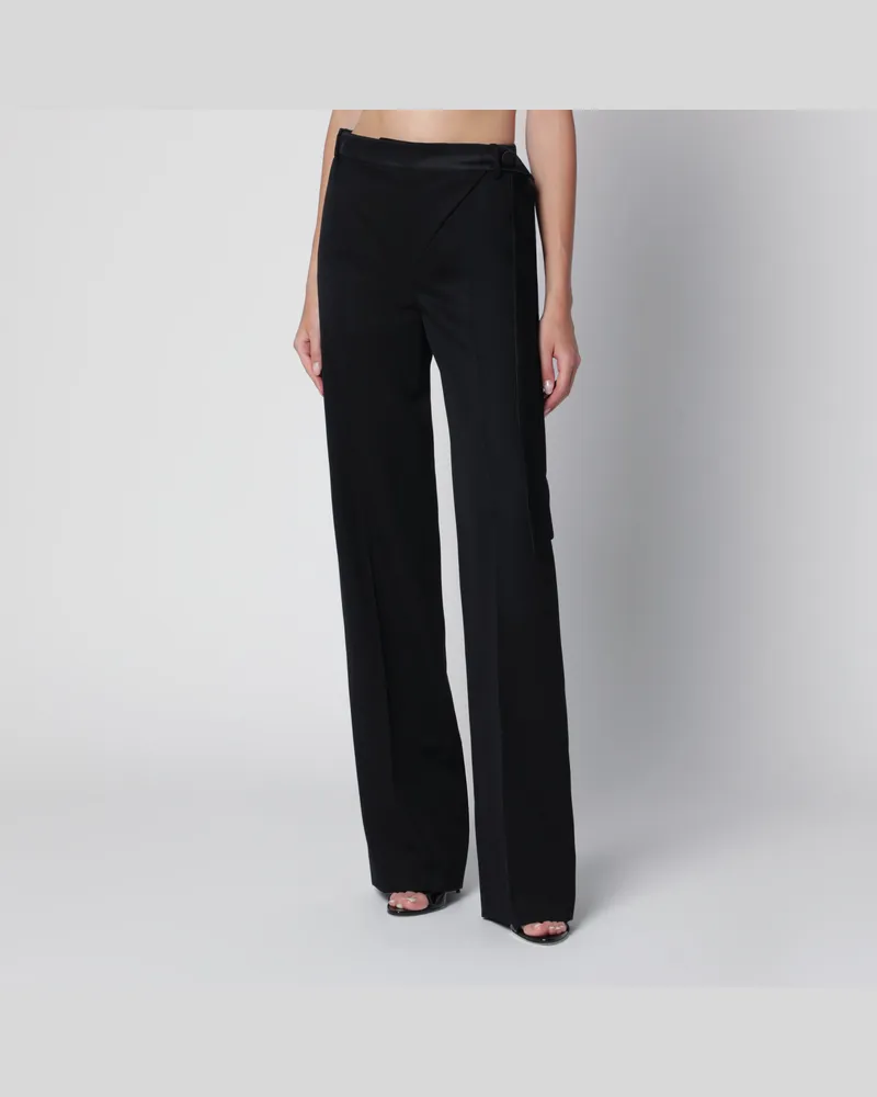 ATTICO Tuxedo-Hose aus Schurwolle in Schwarz Black