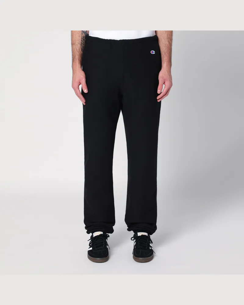 Champion Schwarze Jogginghose aus Baumwolle Black