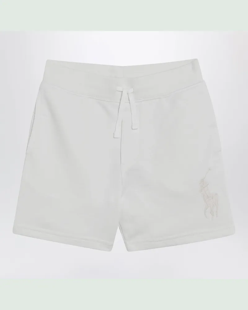 Ralph Lauren Weiße Shorts mit gesticktem Logo White