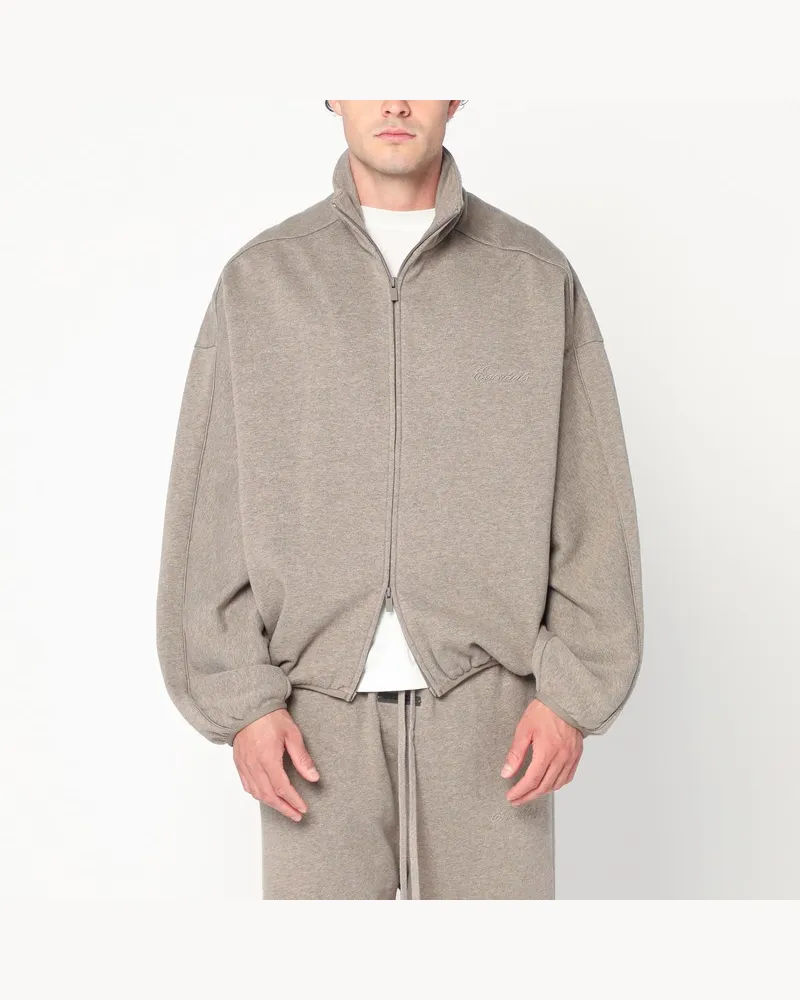 Fear of God Graues Sweatshirt aus angerauter Baumwolle Grau