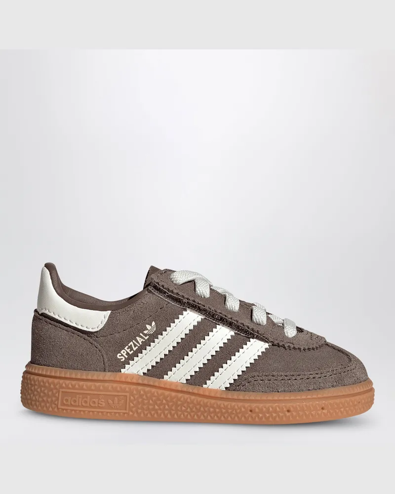 adidas Handball Spezial Sneaker mit elastischen Schnürsenkeln Earth Strata / Off White Brown