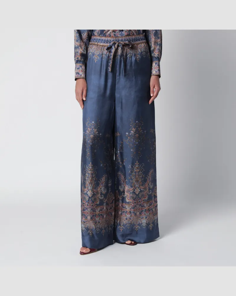 Zimmermann Valiant marineblaue Seidenhose Blue