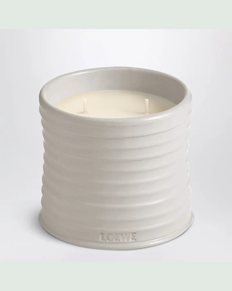 Loewe Mittelgroße Duftkerze mit Oregano-Duft White