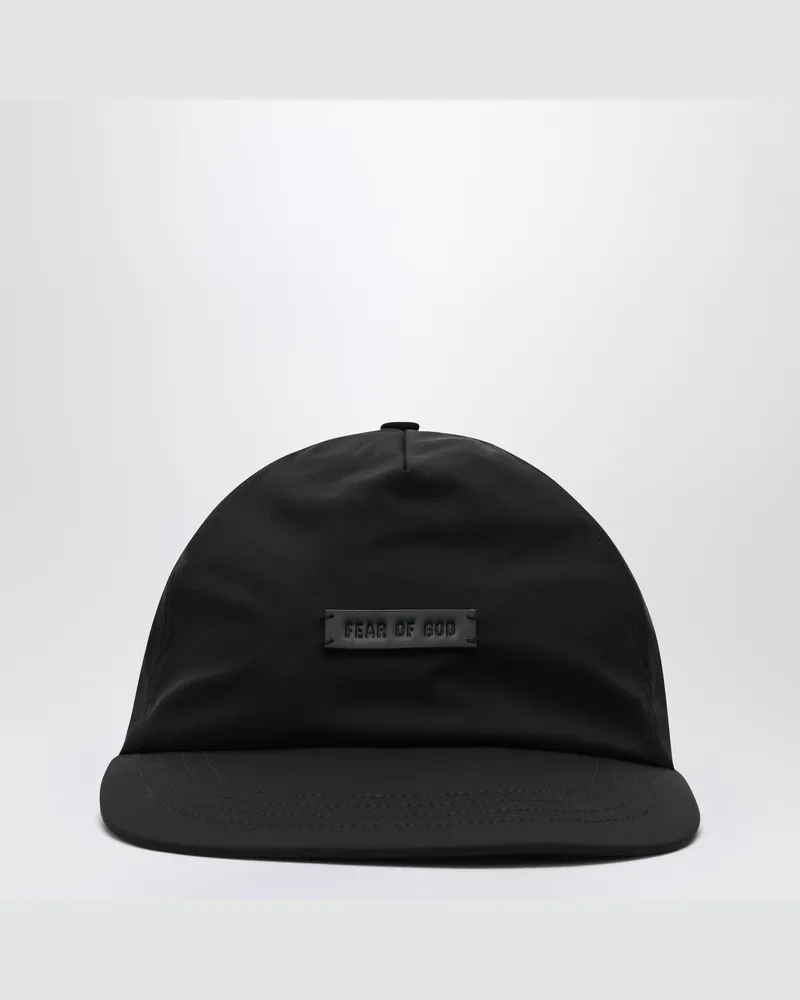 Fear of God Schwarze Nylon-Baseballmütze Black