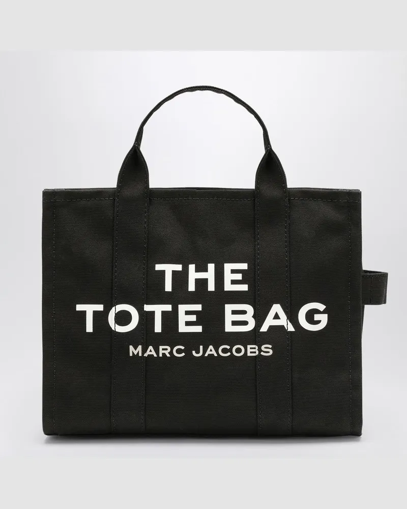 Marc Jacobs Schwarze Tote-Bag Medium aus Canvas Schwarz