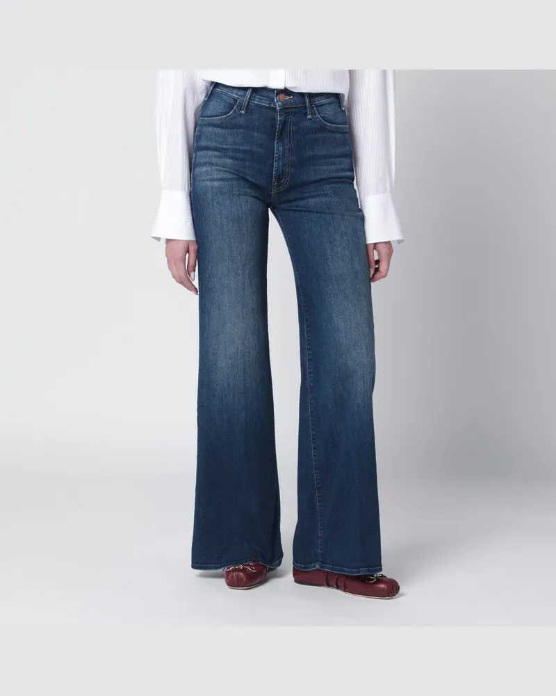 Mother Blaue Schlagjeans Troublemaker Blue