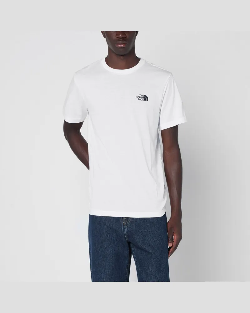 The North Face Weißes Simple Dome T-Shirt Weiß
