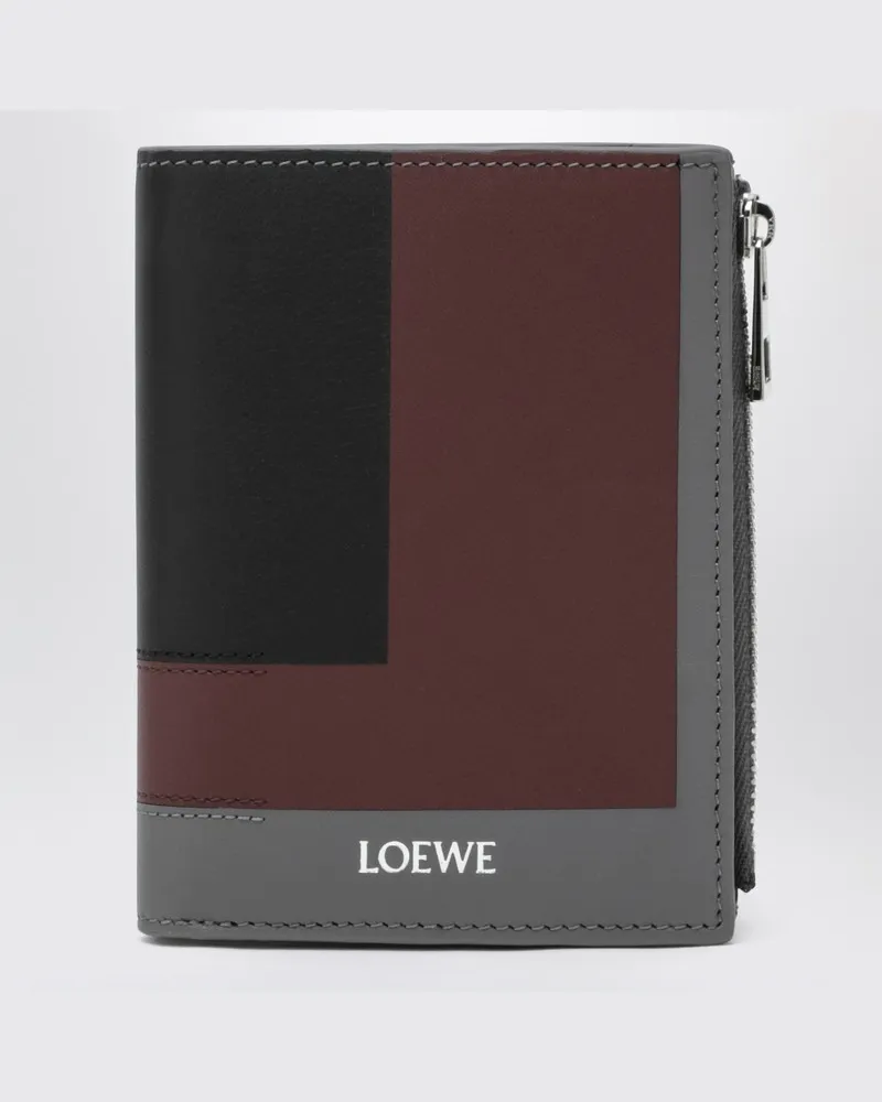Loewe Kompakte Geldbörse Schiefer/Rubin Grau
