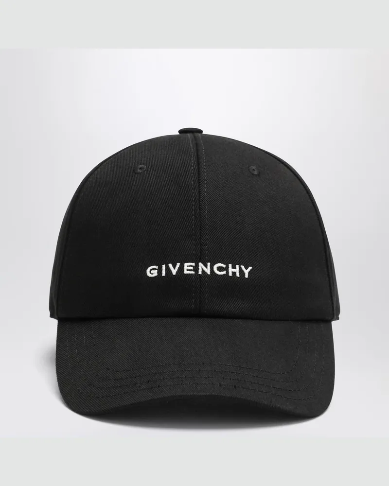 Givenchy Baseballmütze schwarz mit Logo 