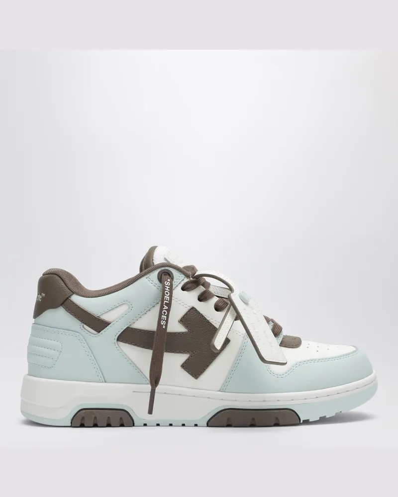 OFF-WHITE Out Of Office Sneaker weiß/hellblau/braun 