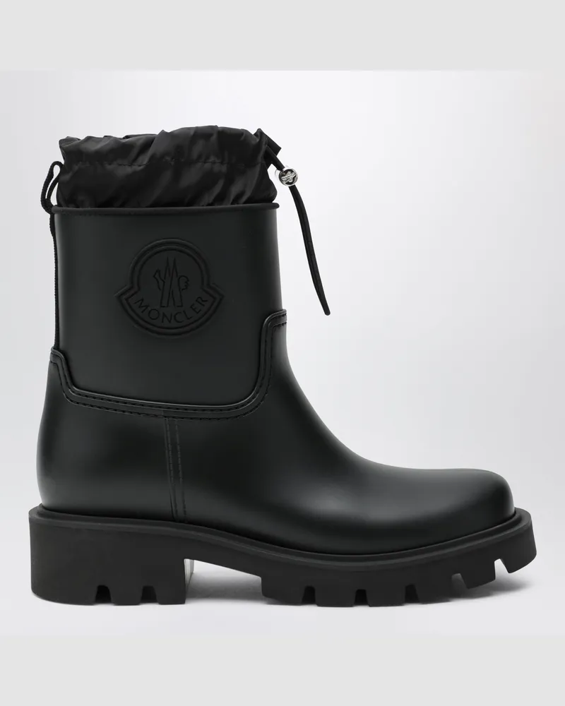 Moncler Kickstream Regenstiefeletten aus PVC in Schwarz Black