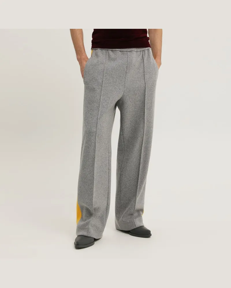 1989 STUDIO Hosen mit Seitenstreifen Grau