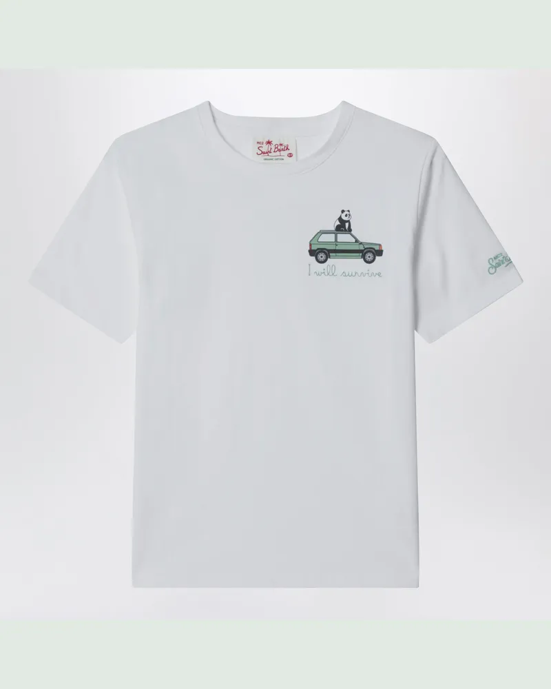MC2 Saint Barth Weißes I Will Survive T-Shirt White