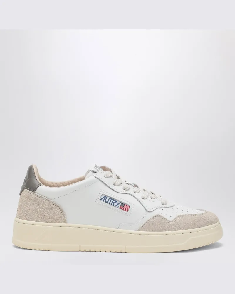 AUTRY Medalist weißer/gris Leder-Sneaker Weiß