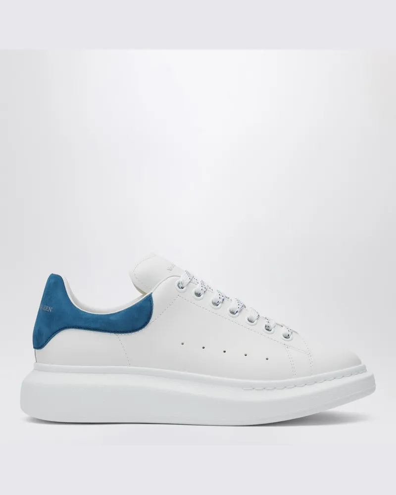 Alexander McQueen Weiß/blauer Oversize-Sneakers Weiß