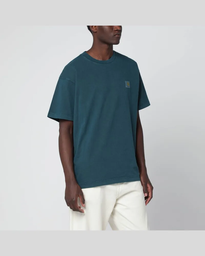 Carhartt WIP S/S Vista T-Shirt Deep Lagoon/Garment Dyed Grün