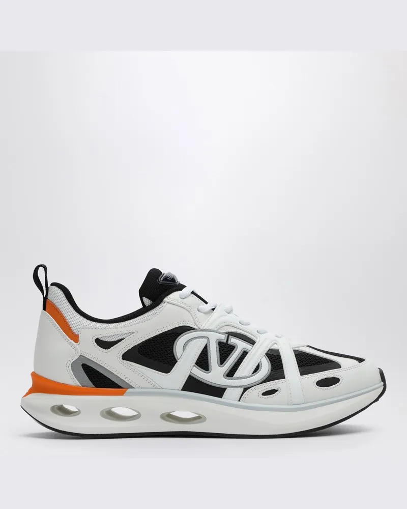 Valentino Garavani Sneaker Vlogo Easyjog weiß/schwarz/orange Weiß