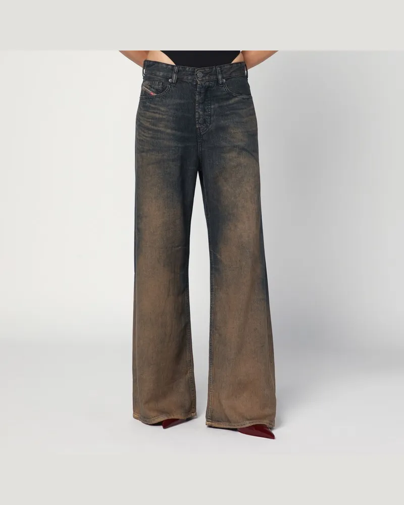 Diesel 1996 D-Sire Jeans in Mittelblau mit Verwaschungseffekt Blau