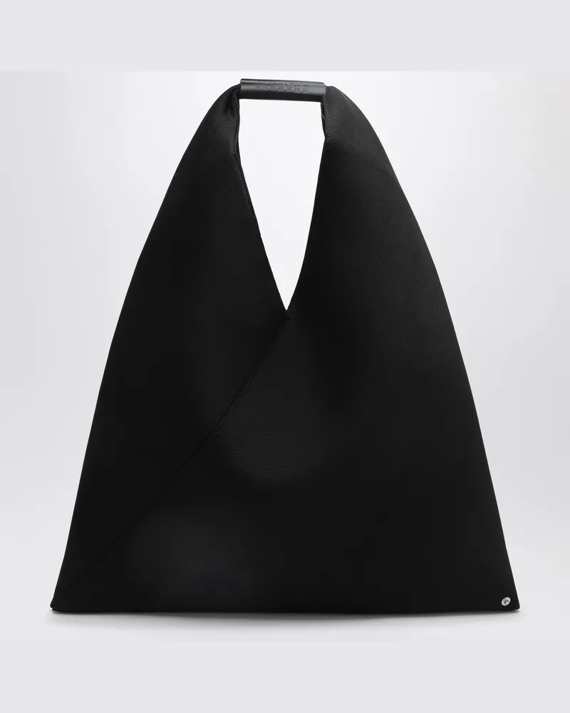 Maison Margiela Schwarze Japanese Bag aus Mesh Schwarz