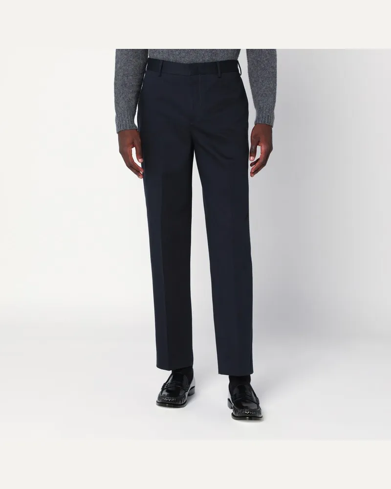 PT TORINO Marineblaue Hose aus Baumwolle Blau