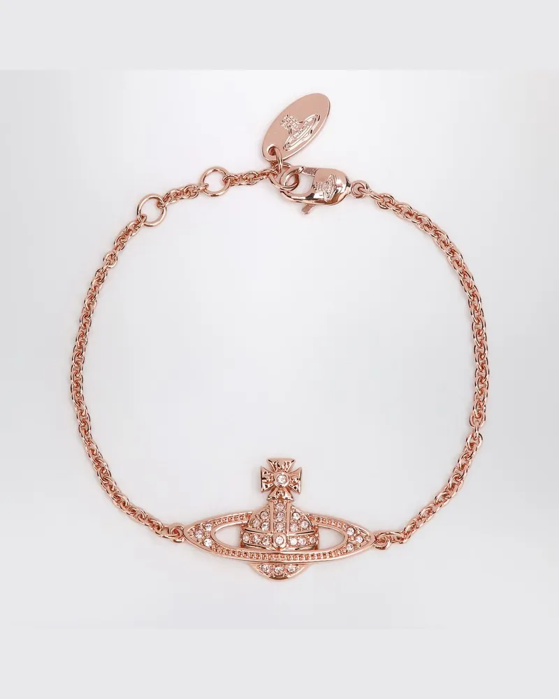 Vivienne Westwood Mini Bas Relief Kettenarmband in Roségold Metallisch