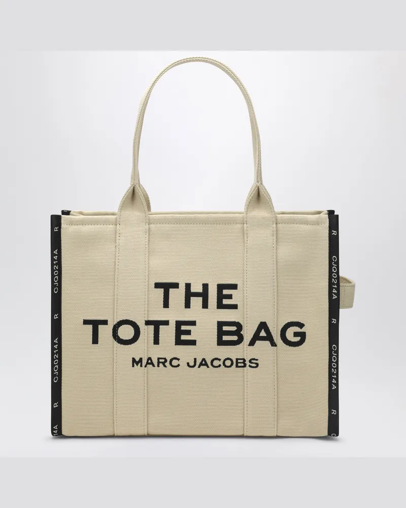 Marc Jacobs The Large Tote Bag in Sand aus Canvas Yellow