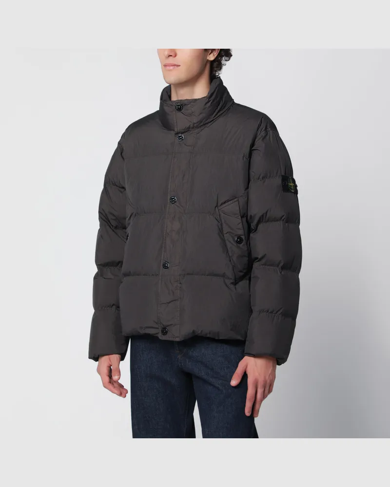 Stone Island Steppjacke grau aus Polyamid Grey