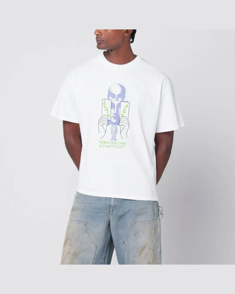 Brain Dead Weißes Subconscious T-Shirt Weiß