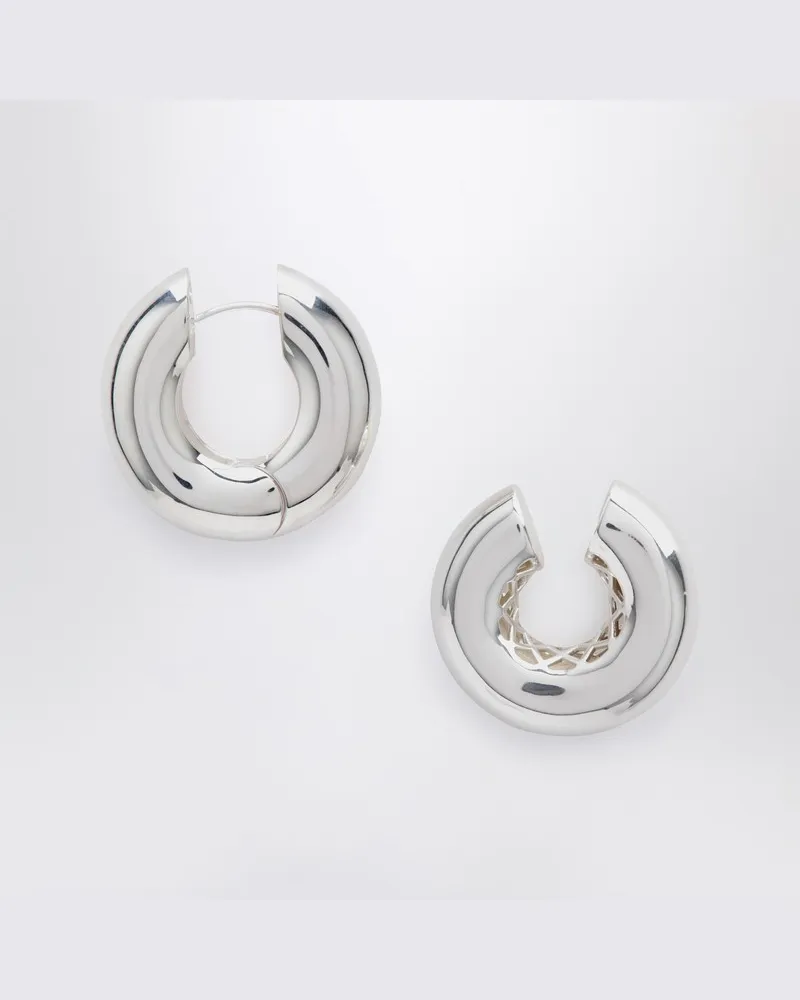 ÉLIOU Ohrringe Devon Hoop aus Silber Metallisch