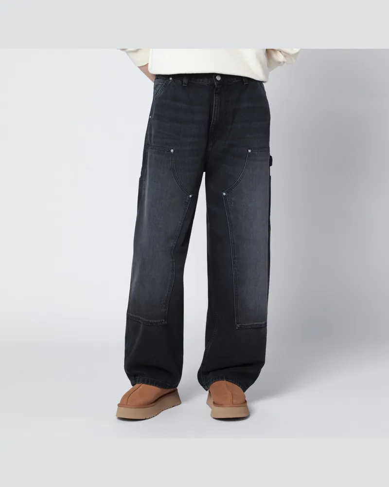 Carhartt WIP Brandon Double Knee Hose in Schwarz 