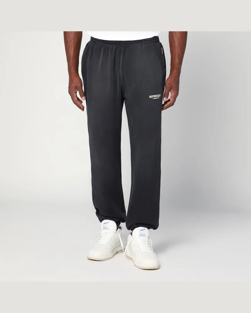 REPRESENT Verwaschene schwarze Jogginghose Schwarz