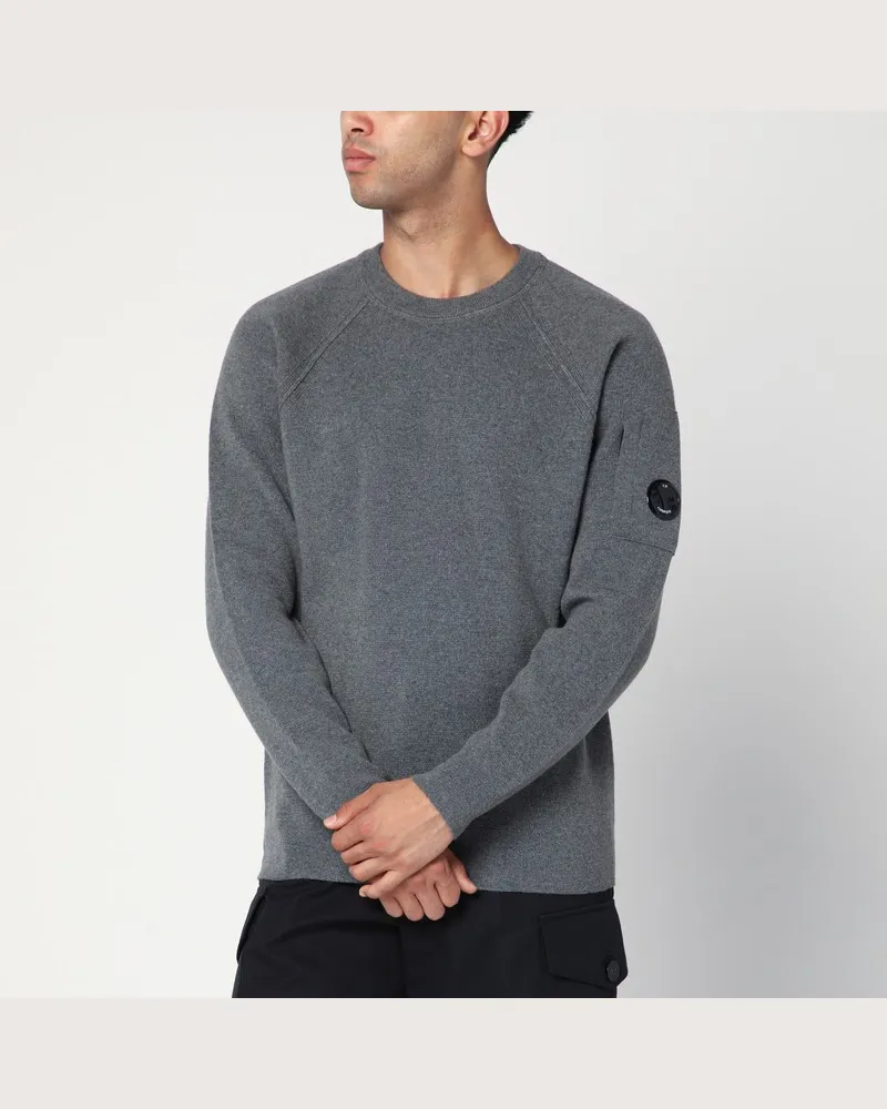 C.P. Company Grauer Pullover aus Wollmischung Grau