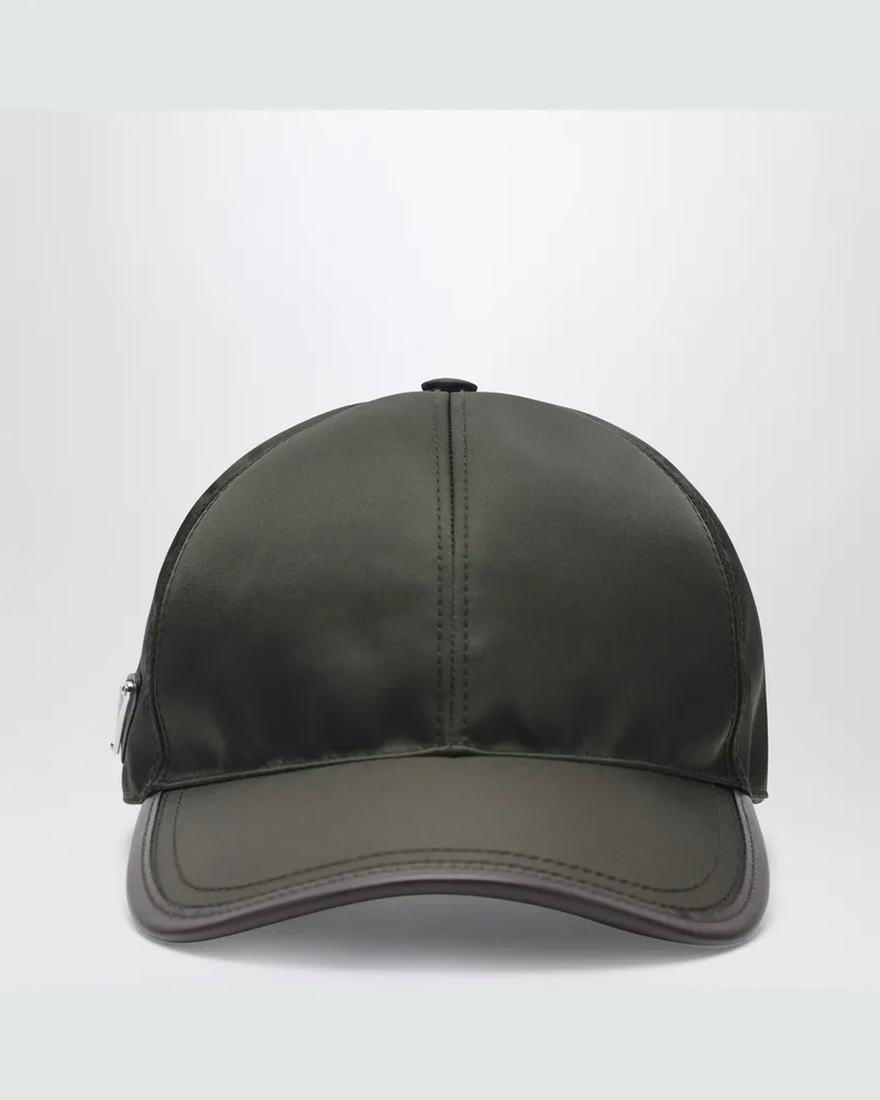 Prada Speedrock Baseballkappe aus camouflagem Re-Nylon Green