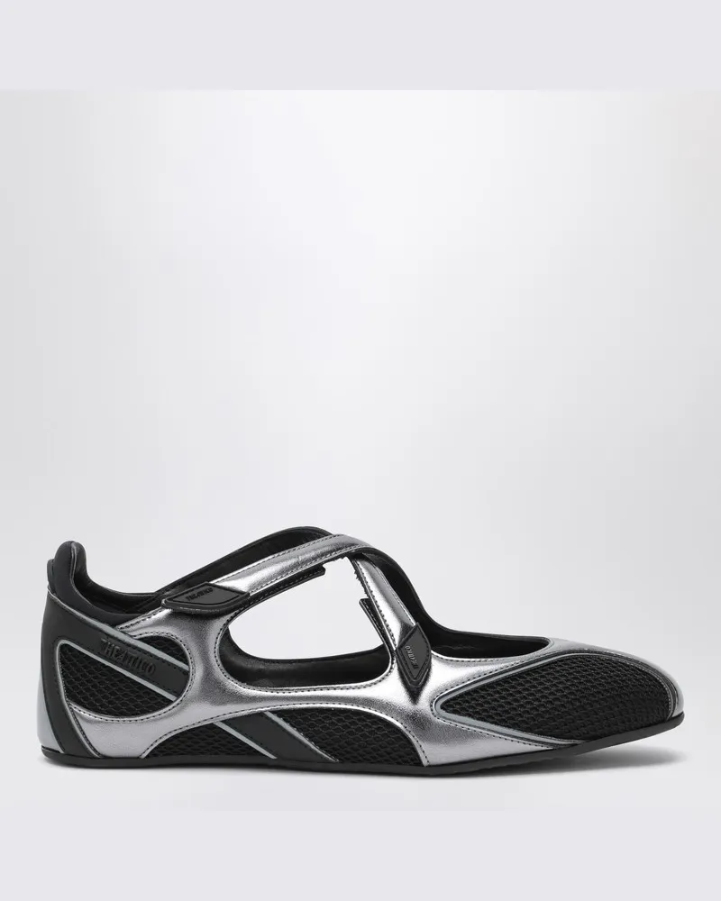 ATTICO Ballerina Flat Floor 01 schwarz Schwarz