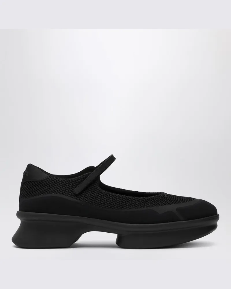 Prada Ballerina schwarz aus Mesh Schwarz