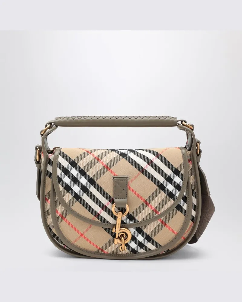 Burberry Kleine B Clip Umhängetasche Beige