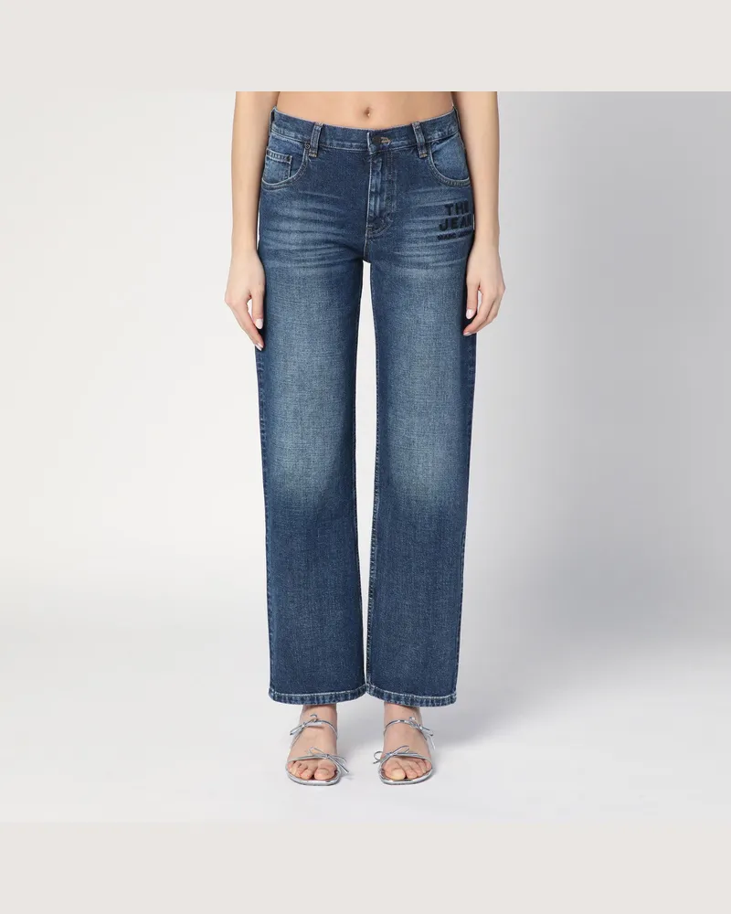 Marc Jacobs Blaue Jeans mit Washed-Effekt Blue