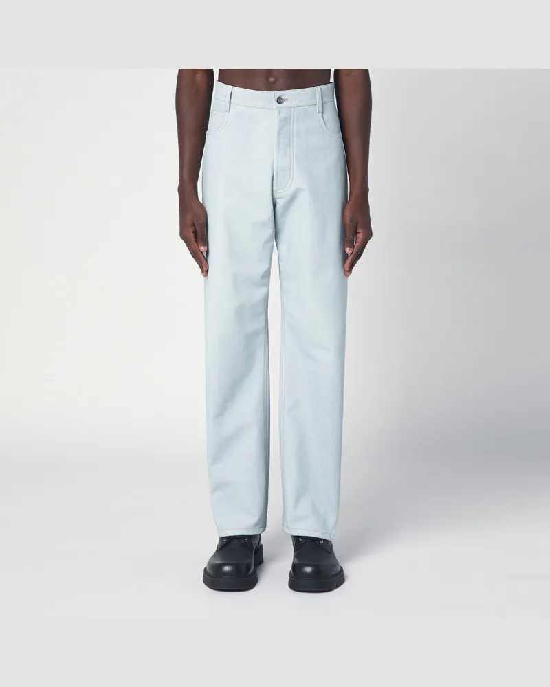 Bottega Veneta Hellblaue Jeans mit geradem Bein Blue