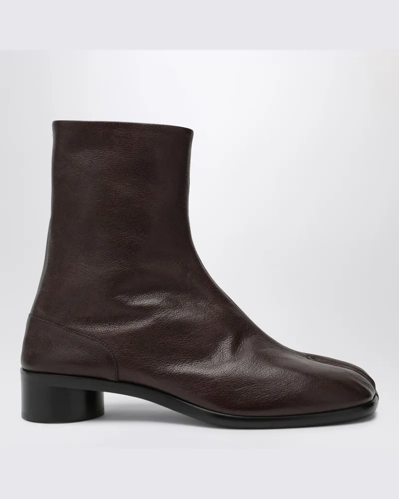 Maison Margiela Tabi-Stiefel aus braunem Leder Braun