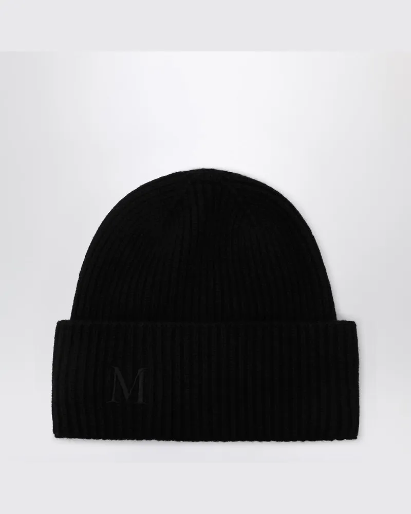 Max Mara Kaschmirmütze in Schwarz Schwarz