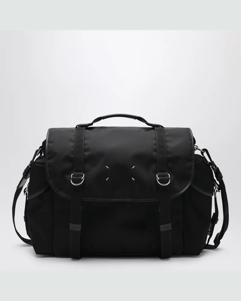 Maison Margiela Schwarze High Tech Messenger Bag Black