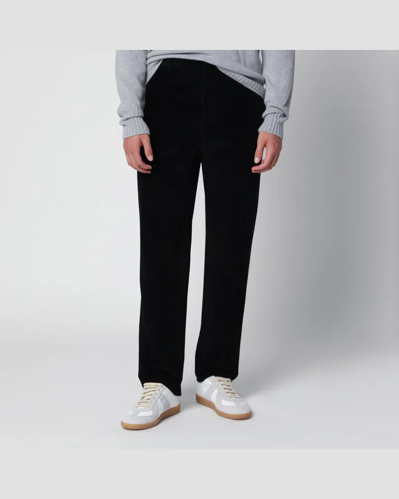 Loro Piana Dunkelgraue Cordhose Grey