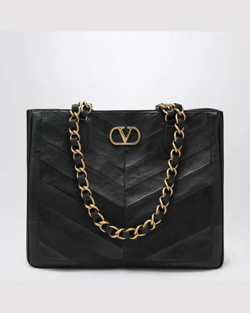 Valentino Garavani Laseine Shopping-Tasche schwarz Schwarz