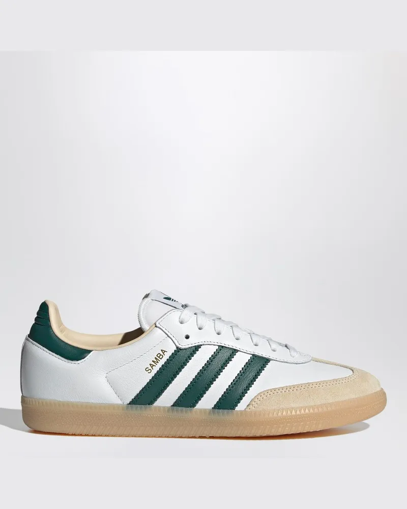 adidas Samba OG Sneakers in Weiß/Grün/Beige Grün