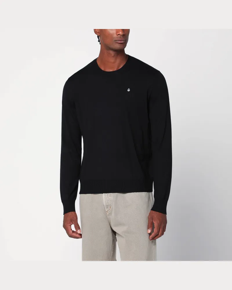 Alexander McQueen Pullover schwarz aus Wolle 